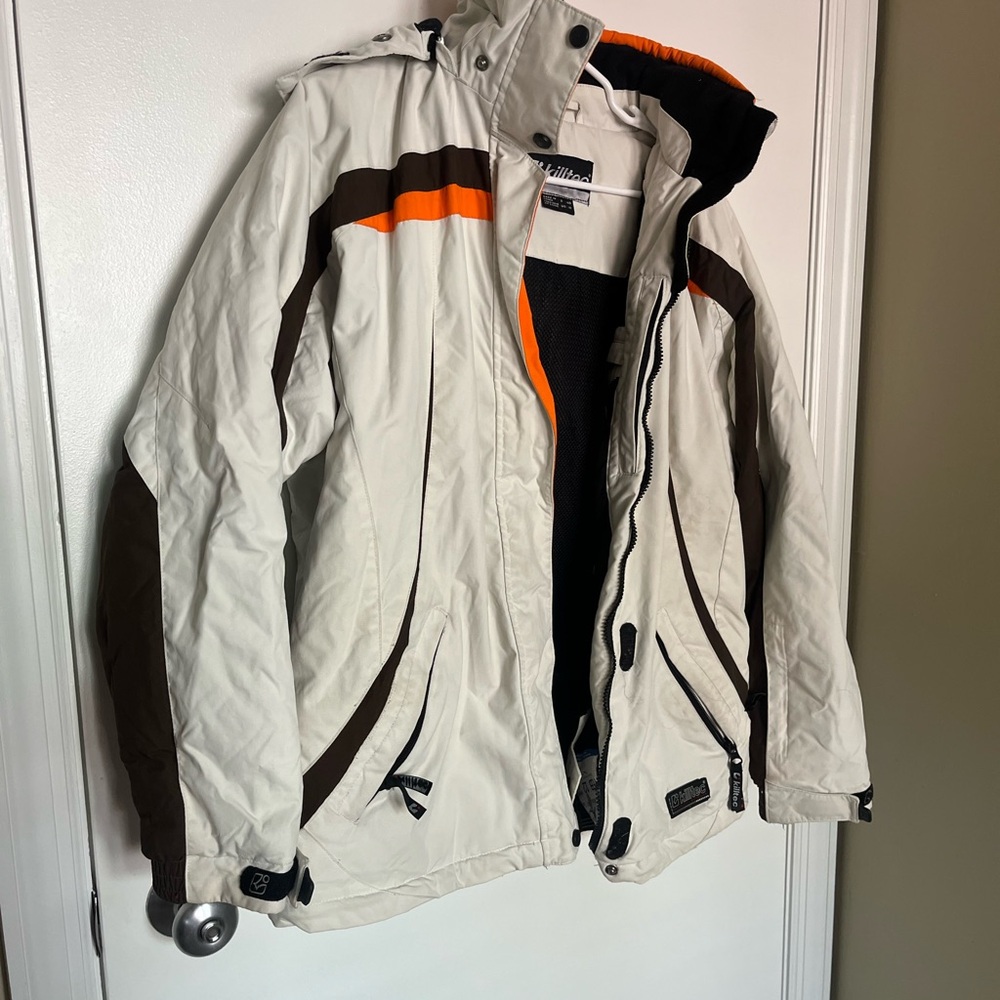 Killtec Cream and Brown Women's Ski Jacket